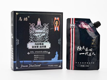 烏絲焗油染發膏-自然黑